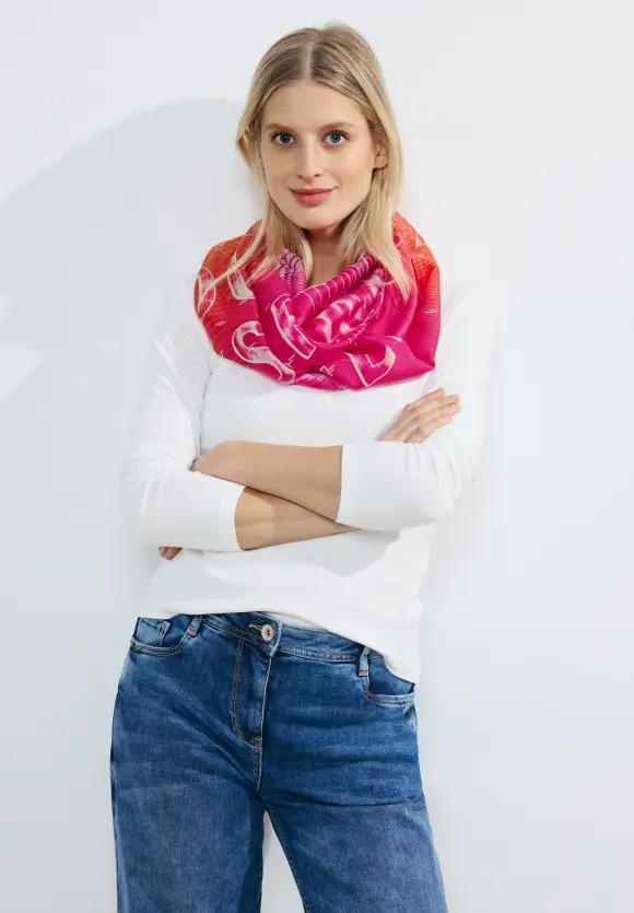 Modal Print Loop - pink sorbet