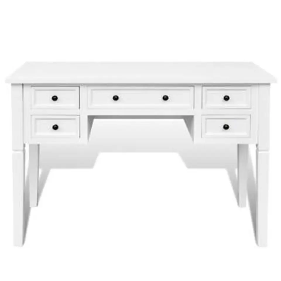 vidaXL - Bureau - Wit - Hout