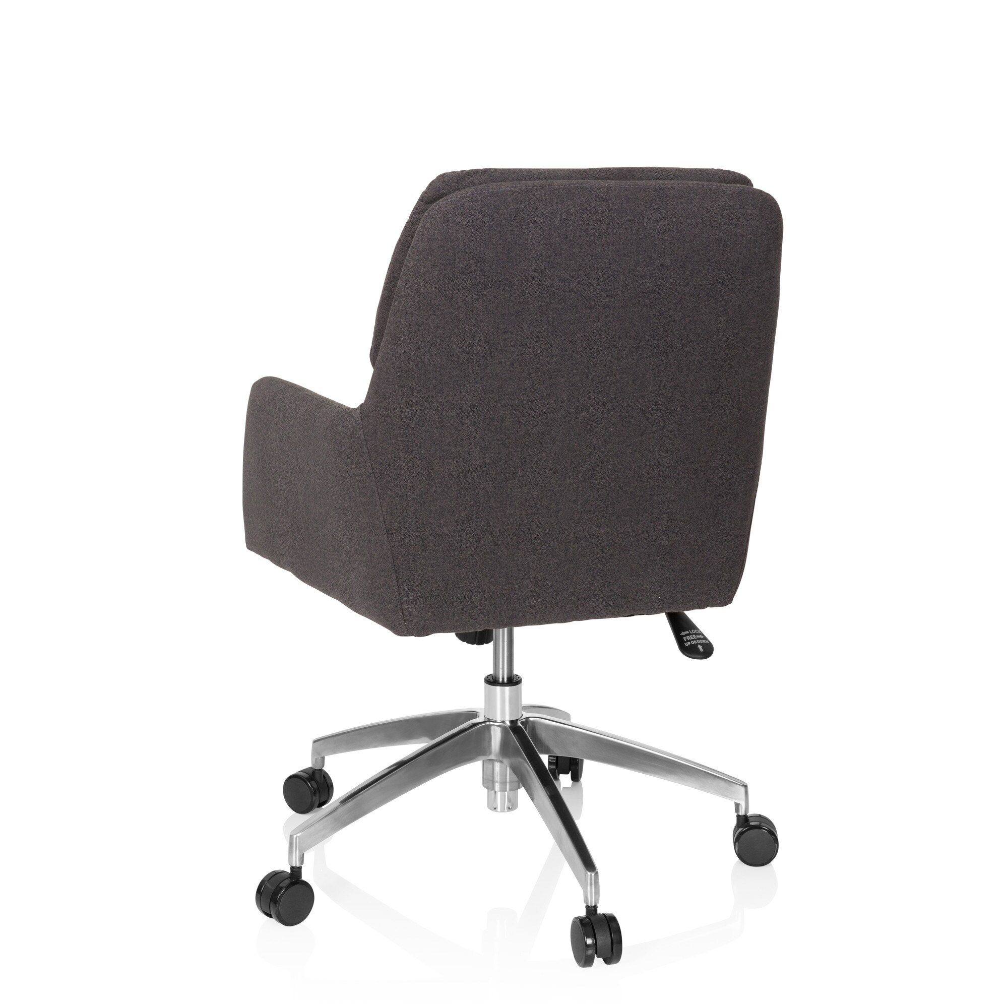 Home Office Bürostuhl SHAKE 350 Stoff mit Armlehnen hjh OFFICE