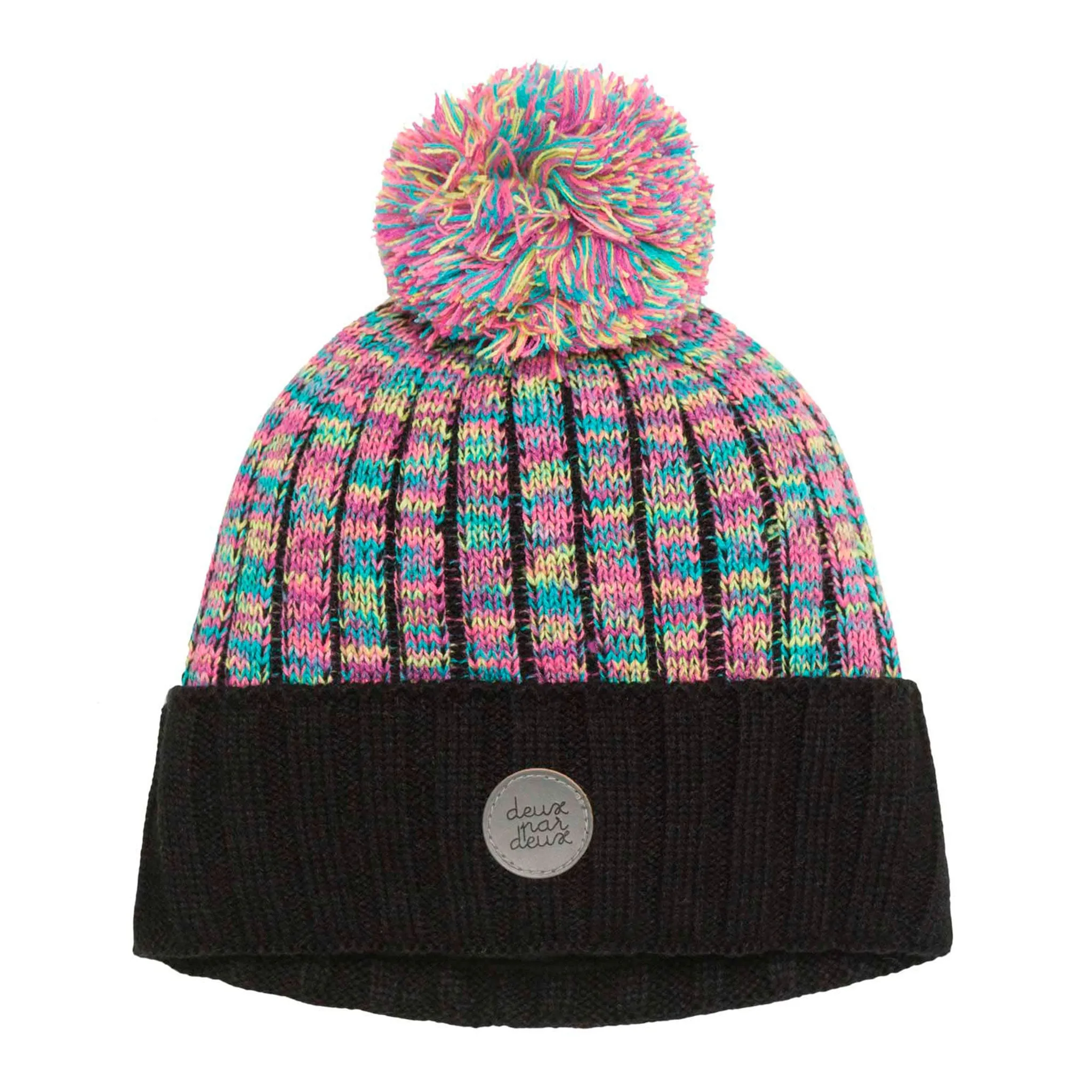 Deux par Deux Tuque Tricot Arc-En-Ciel 2-14ans