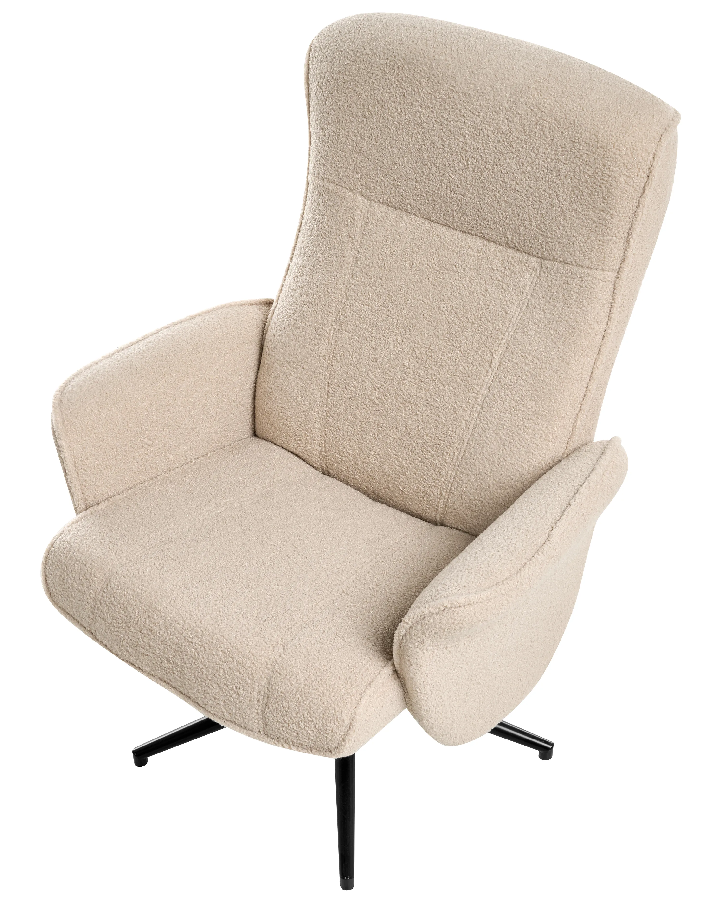 Relaxfauteuil JAPET Bouclé Beige