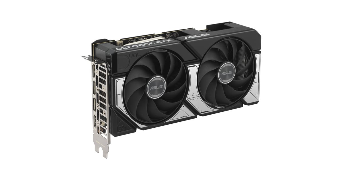 ASUSDUAL GeForce RTX 5060 Ti OC 16G grafische kaart  (Zwart, 3x DisplayPort, 1x HDMI)