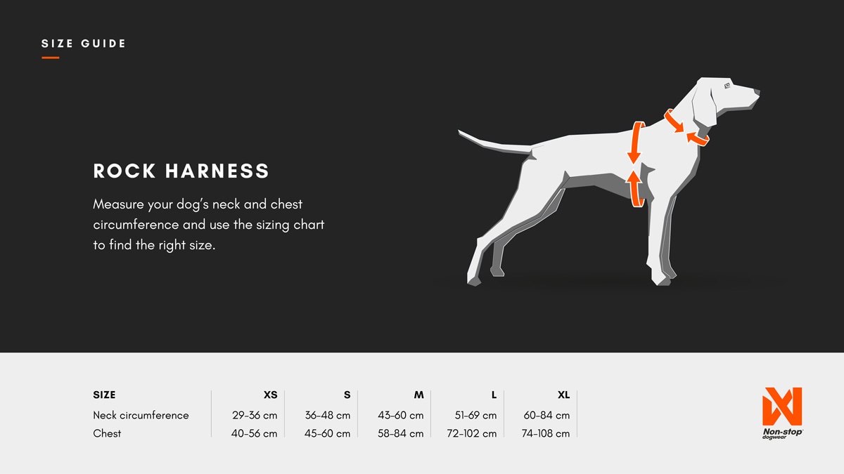 Non-Stop Dogwear Rock Harness<br>Fantastisk sommer sele