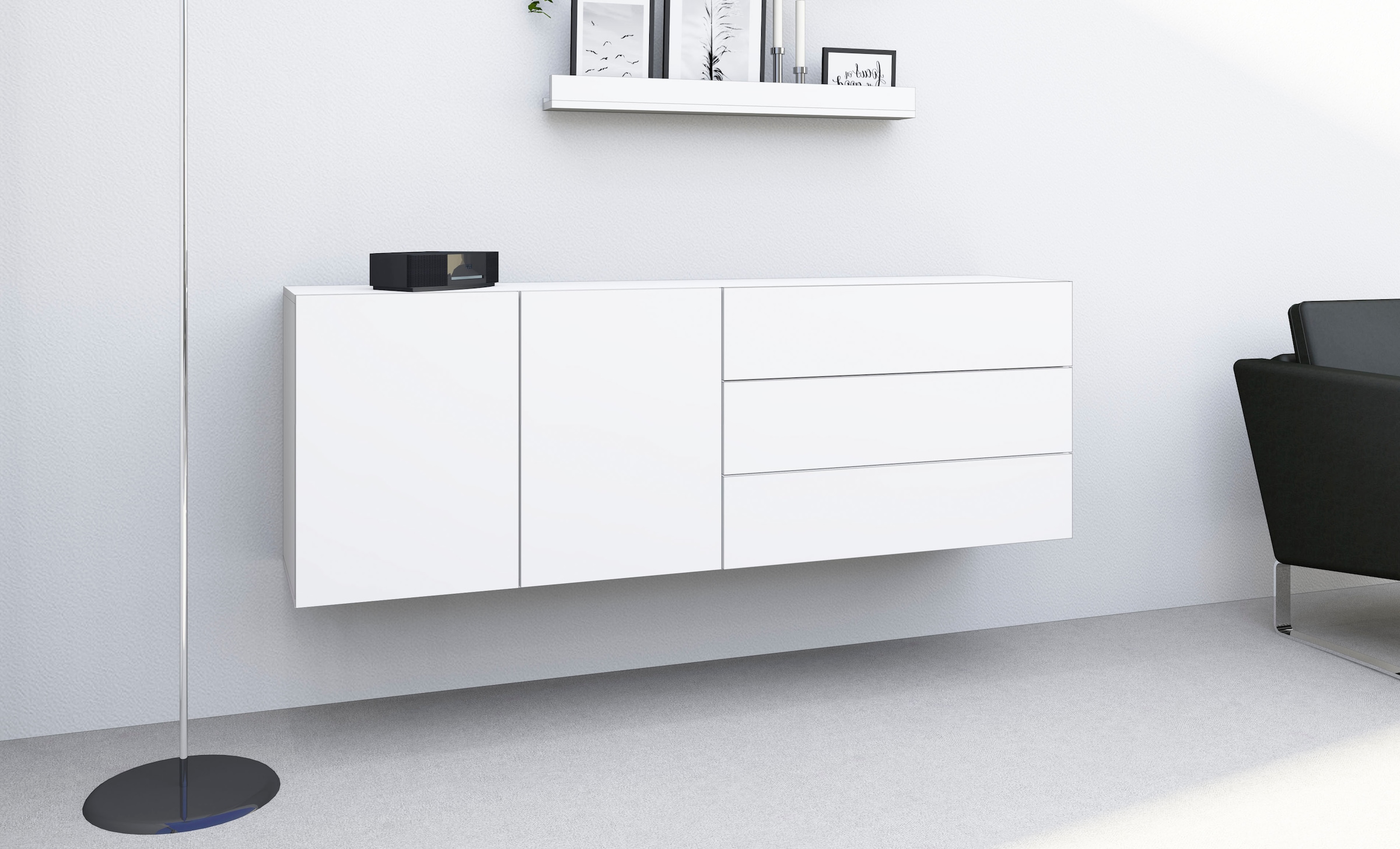 borchardt Möbel Sideboard »Sophia« Breite 152 cm,, stehend und hängend montierbar