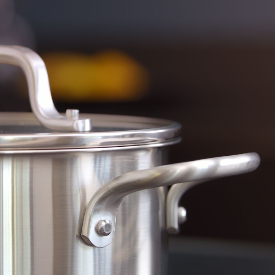 Virtuoso pannenset 5-delig - inductie (steelpan 16 cm, kookpan 18/20/24 cm, hoge kookpan 22 cm)