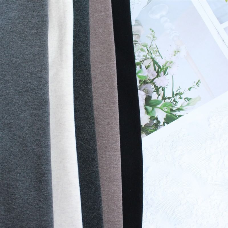 Lahmacun - Hoge taille effen leggings / stijgbeugels (diverse ontwerpen)