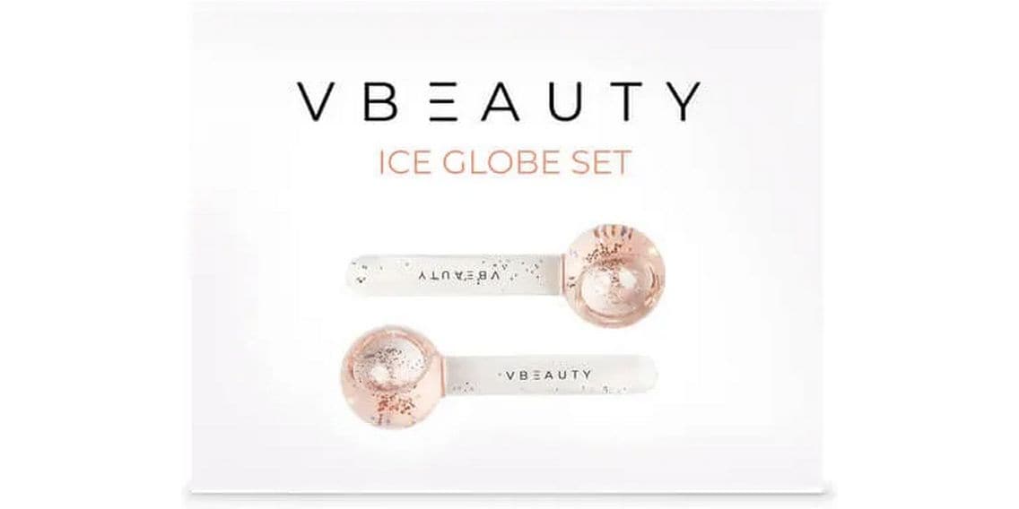 VBEAUTY Ice Globes Set Innovatives Massage-Tool aus hochwertigem Glas
