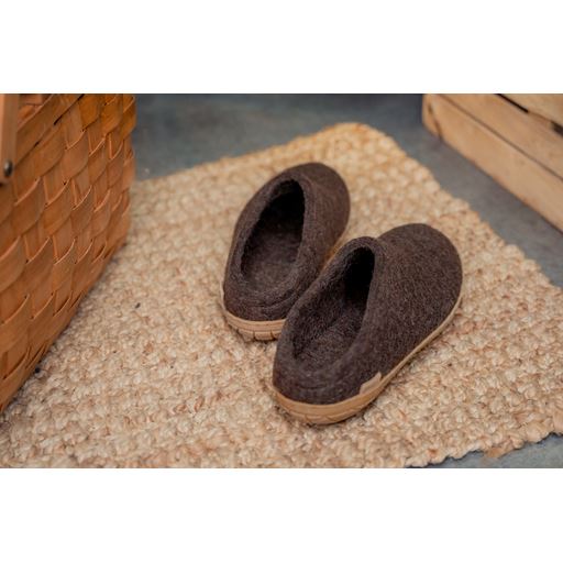 Glerups Slip-on Hjemmesko, Nature Brown, 47