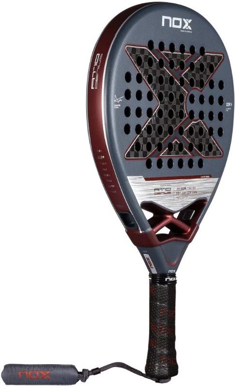 Racket - Agustín Tapia - 12K Carbon - Zwart - MLD Black Eva Core
