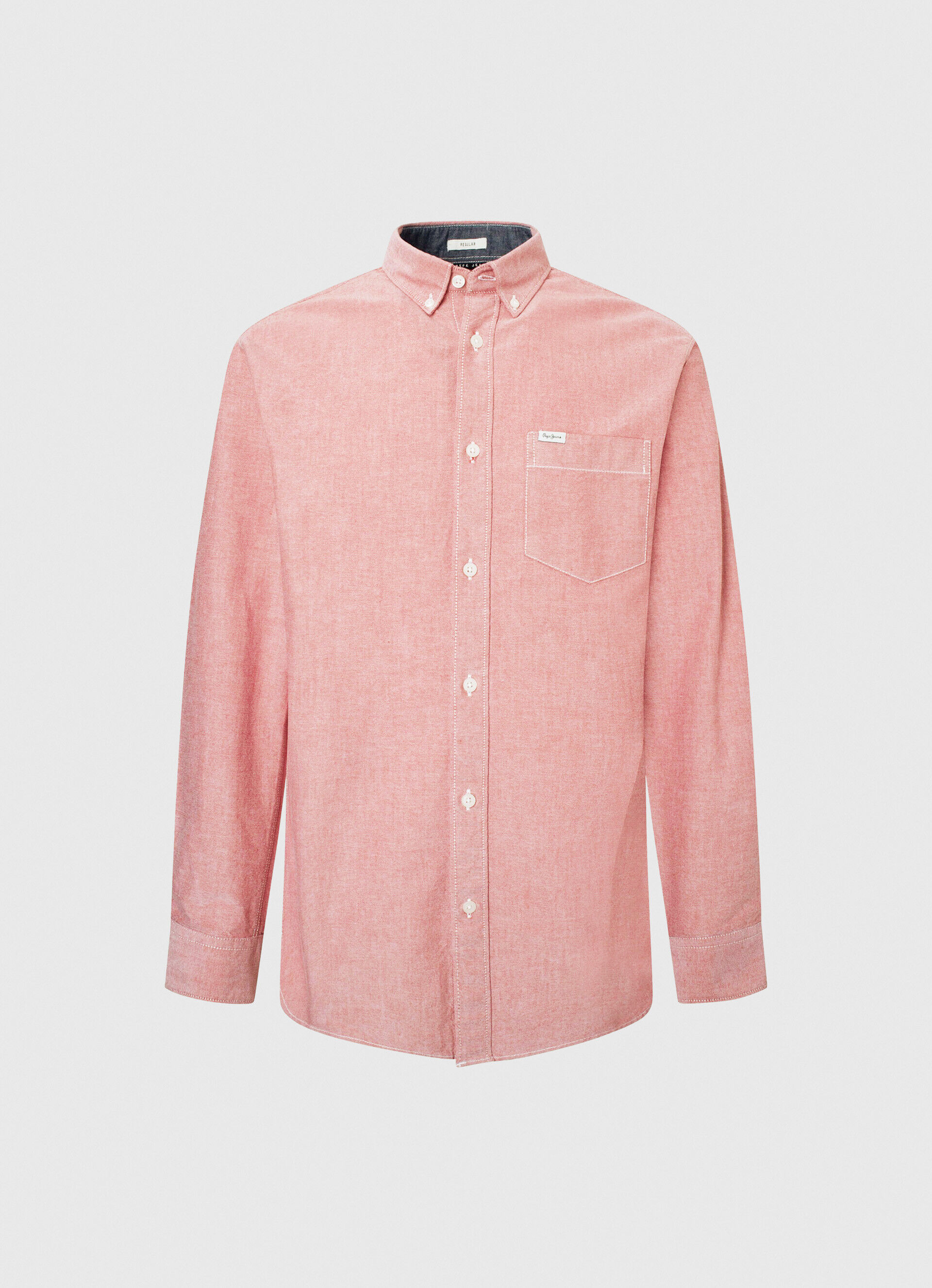 Camisa Oxford de corte Lowell regular - rosa claro