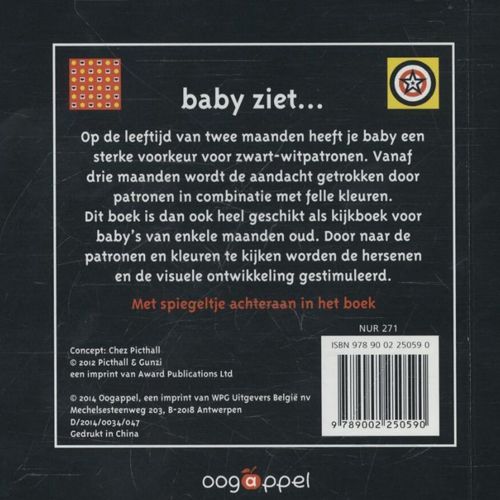 Uitgeverij oogappel kartonboek baby ziet