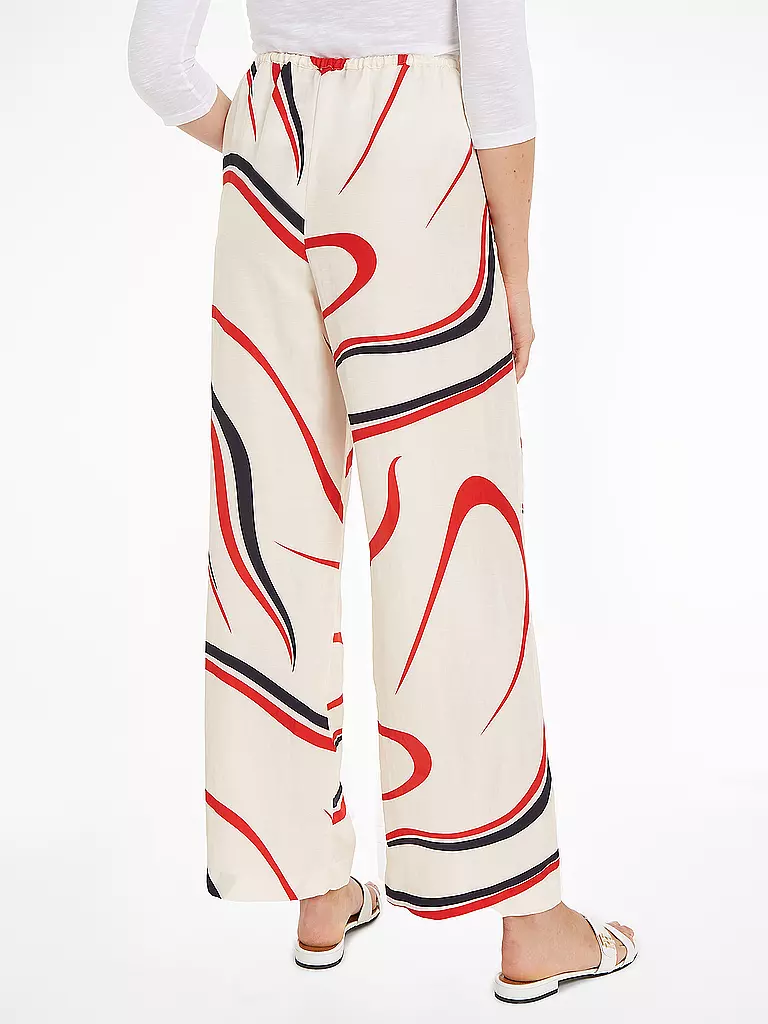 TOMMY HILFIGER Marlenehose weiss