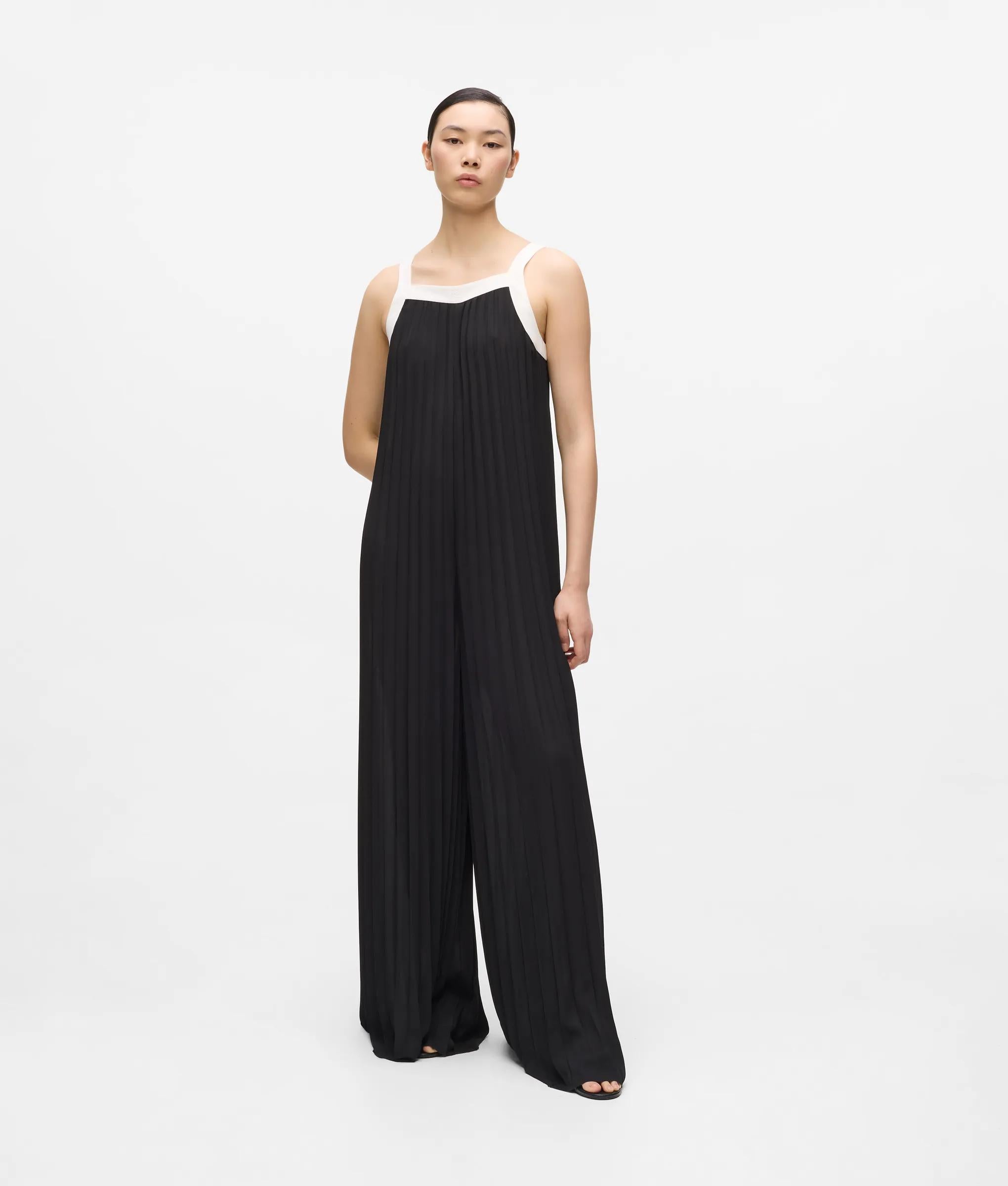 Geplooide jumpsuit