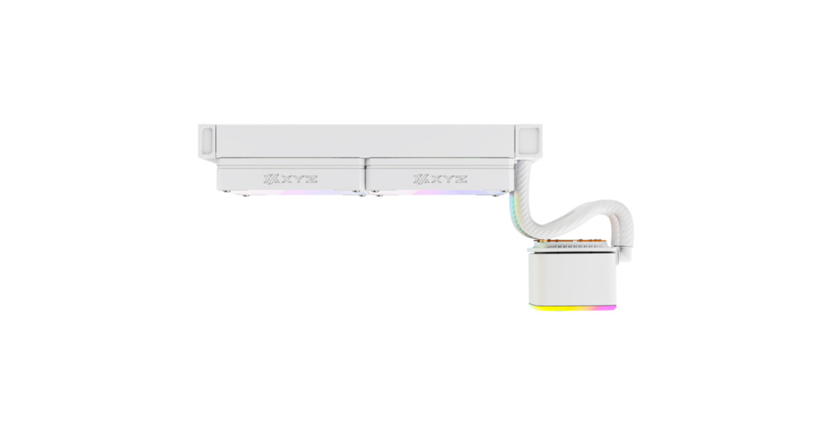 XYZ PC GearAquapulse AIO 240 waterkoeling  (Wit, ARGB, PWM)