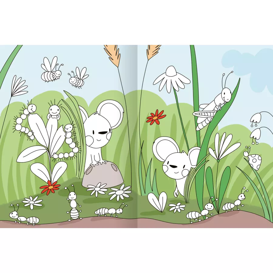 arsEdition Mein großes buntes Malbuch - Tiere