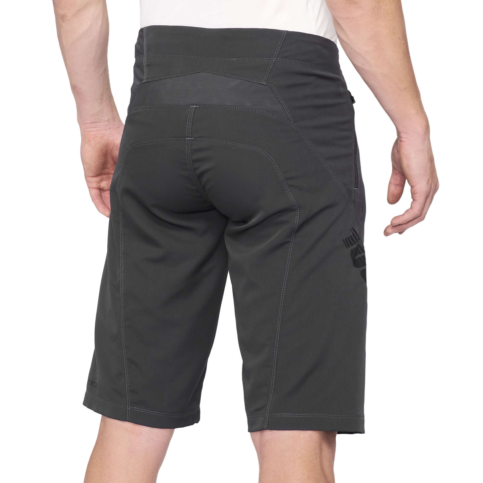 100% Airmatic MTB Fietsbroek Kort Grijs Heren