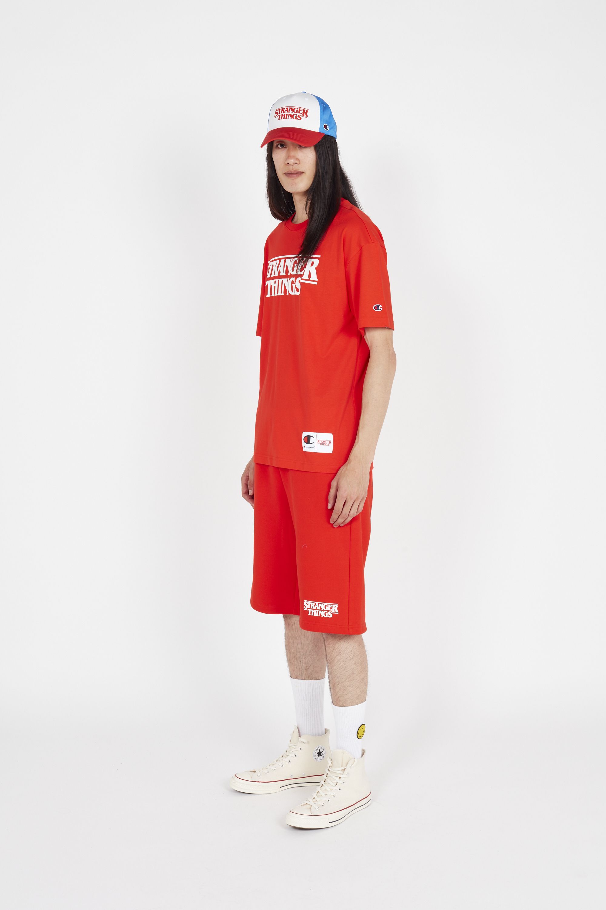 CHAMPION Short - Champion x Stranger Things Rouge