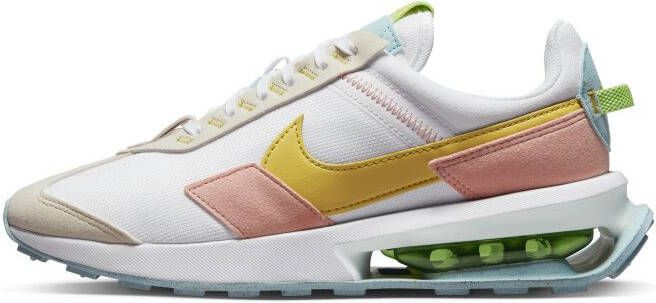 Nike Air Max Pre-Day sneakers wit roze geel