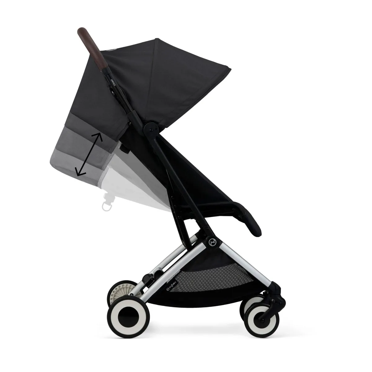 Cybex Poussette Orfeo - Moon Noir