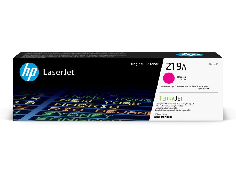 HP Toner 219A  (W2193A) Magenta Druckerpatrone, Magenta