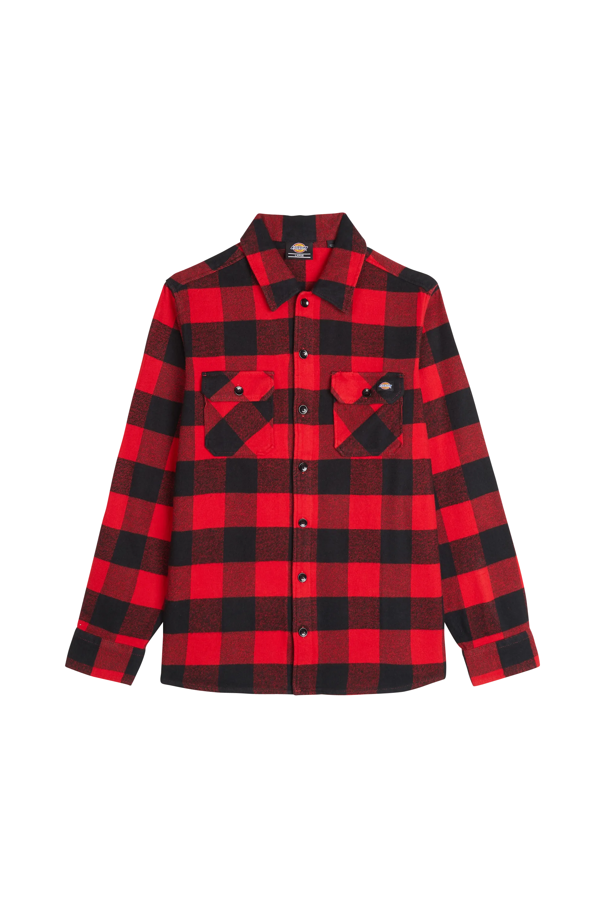 DICKIES Chemise NEW SACRAMENTO Rouge