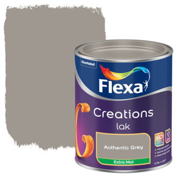 Flexa Creations binnenlak extra mat authentic grey 750 ml