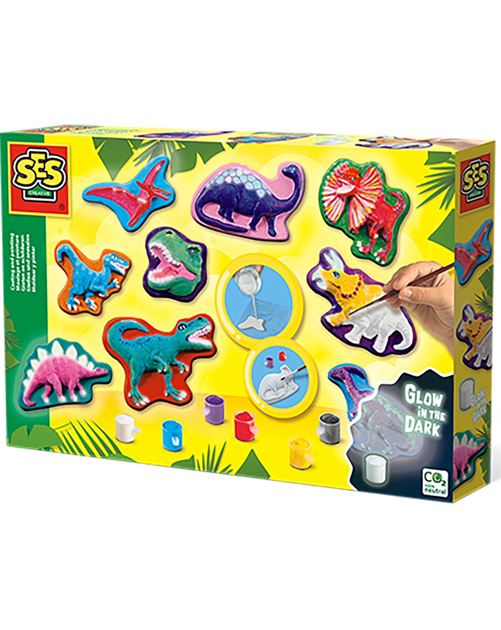 Gips-Kreativset GIESSEN UND ANMALEN - DINO-FANTASIE