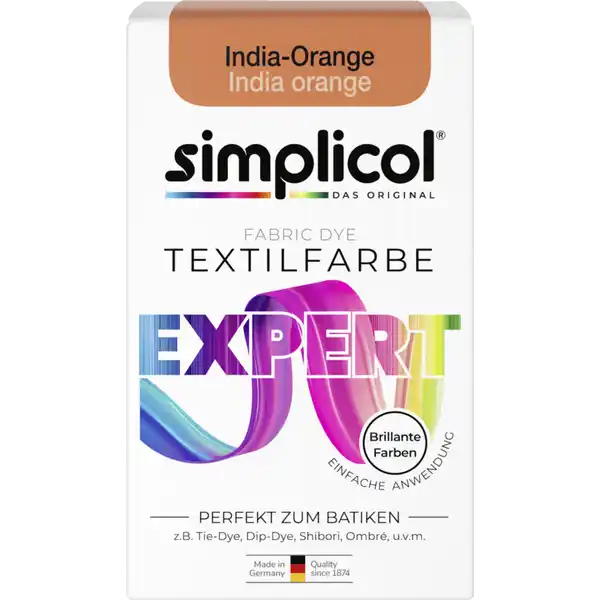 Textilfarbe expert India-Orange