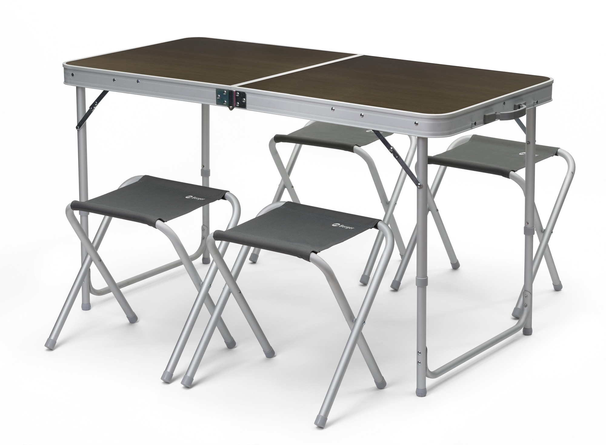 Berger Solo    4 Hocker Picknicktisch  60 x 120 cm