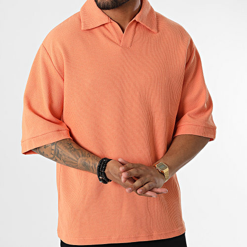 Polo Manches Courtes Oversize M22903VTS Orange