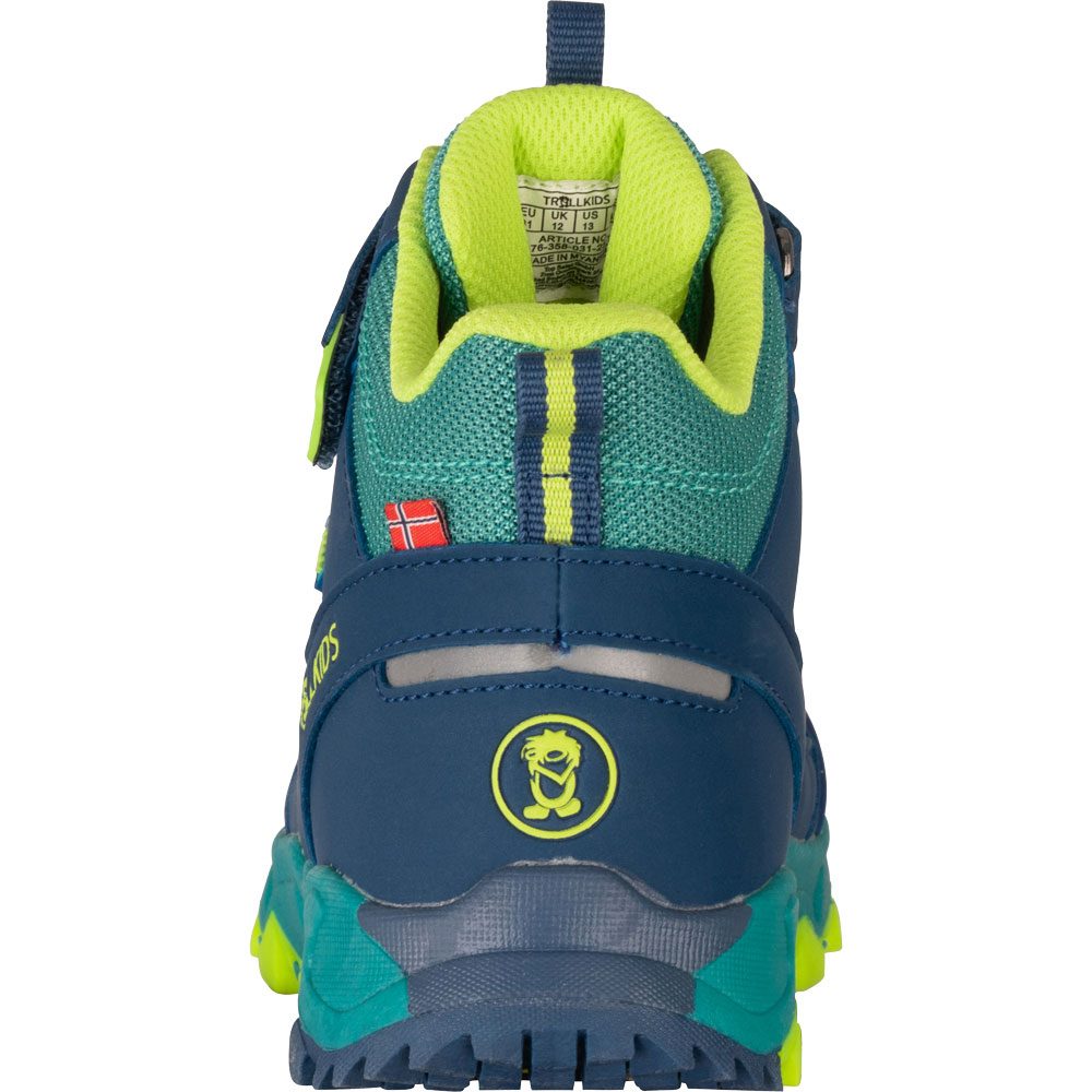 Trollkids Tronfjell Hiker Mid Wanderschuhe Kinder sea green