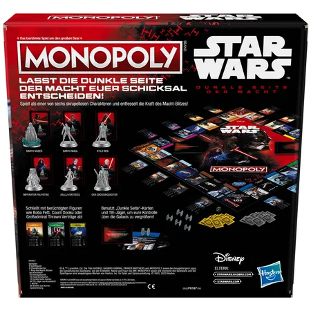 Hasbro Monopoly: Star Wars Dunkle Seite der Macht