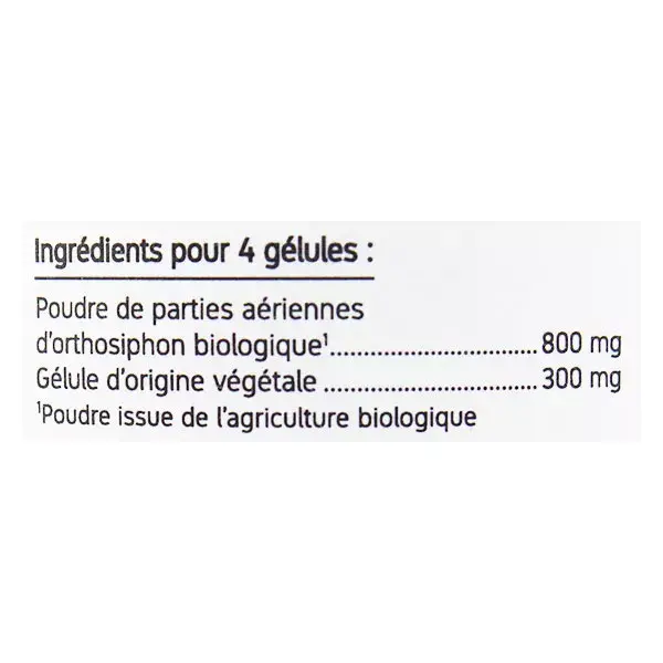Cápsulas vegetais Nat & Form Eco-Friendly Organic Orthosiphon 200