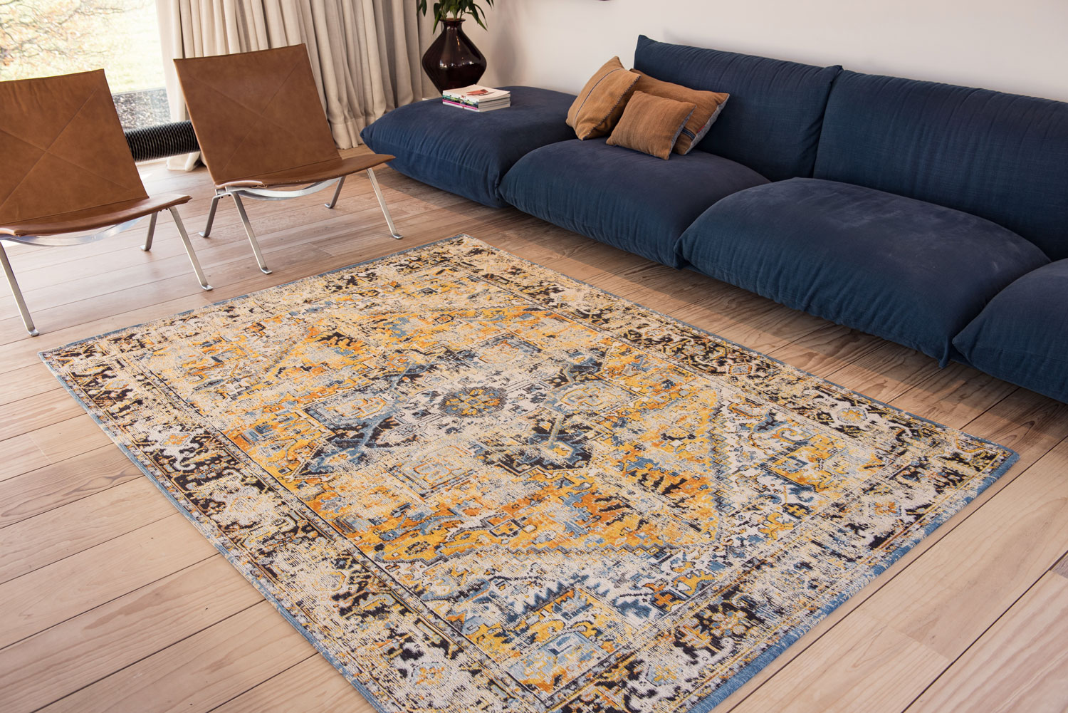 Ecorugs vloerkleed Heriz goud 200x280 cm