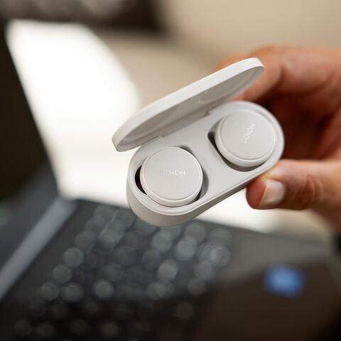 Denon PerL Pro – je persoonlijke in-ear True Wireless-koptelefoon Wit