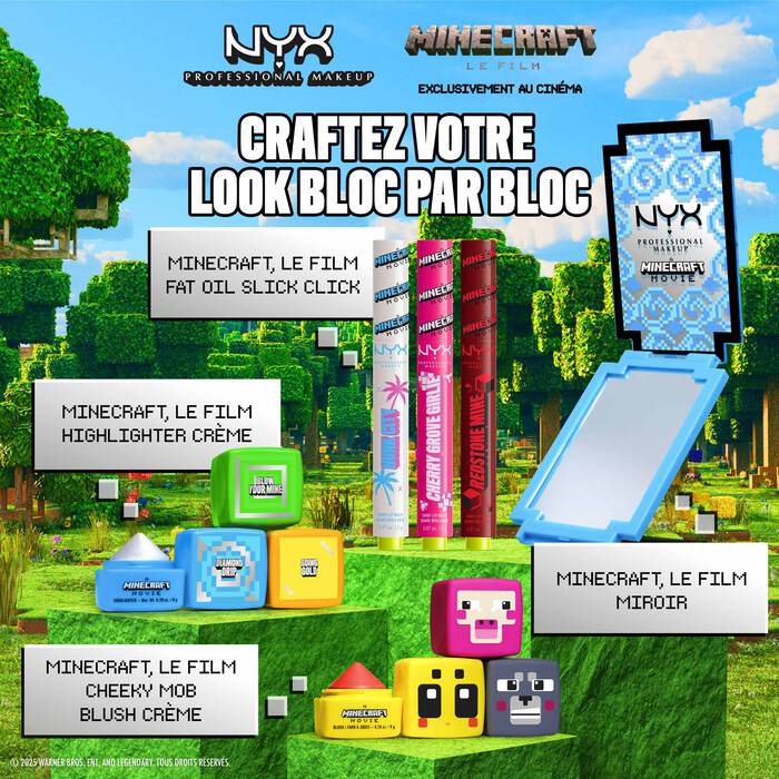 MINECRAFT , LE FILM FAT OIL SLICK CLICK