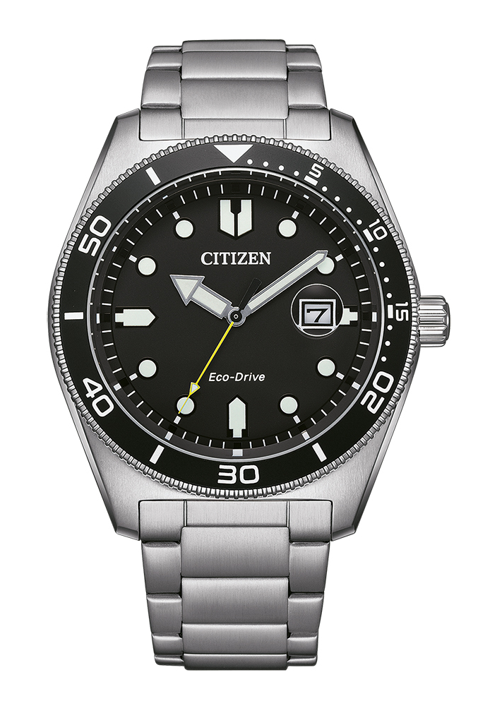 Citizen Eco-Drive Sports Herrenuhr Schwarz AW1760-81E