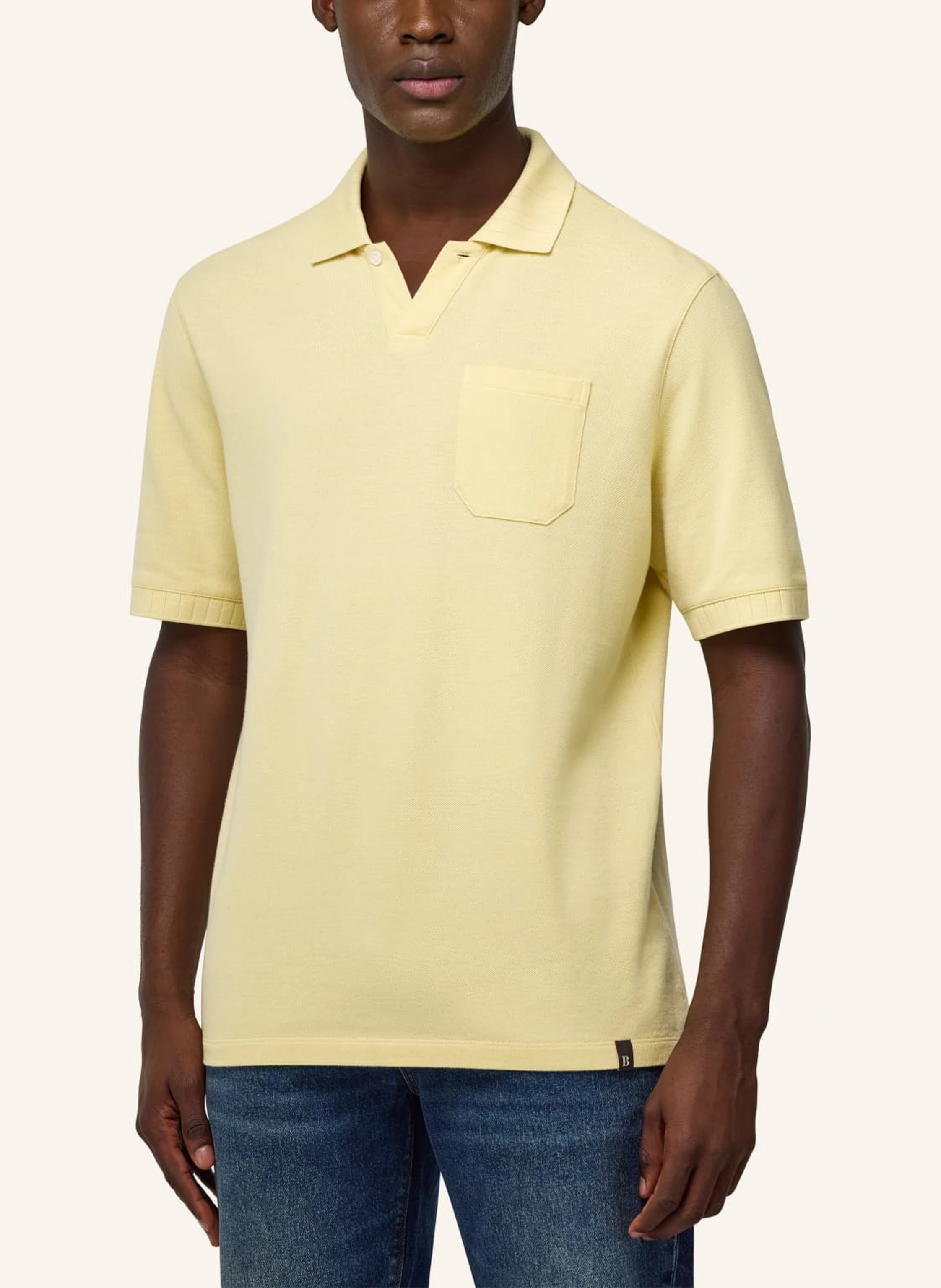 BOGGI MILANO Piqué-Poloshirt