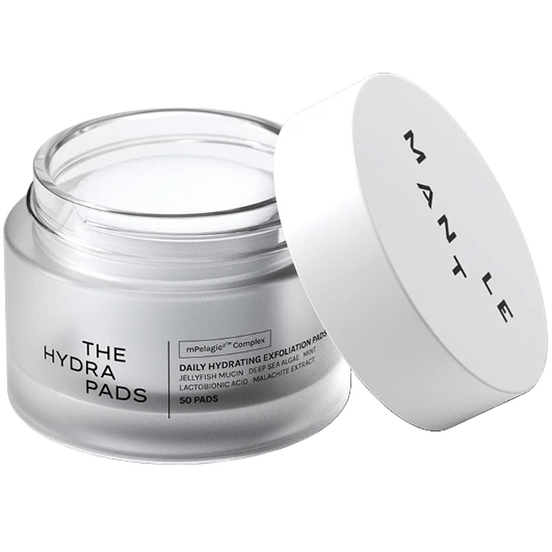 MANTLE The Hydra Pads Daily Hydrating Exfoliation Pads 50 Pieces
