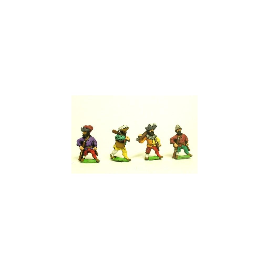 Landsknecht: Arquebusiers, assorted poses