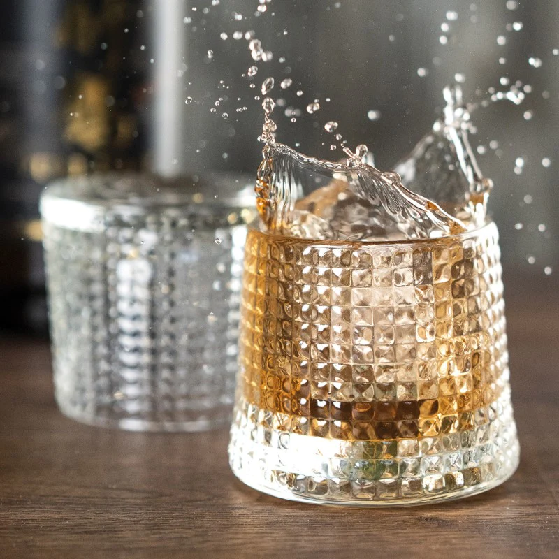 Lot de 4 verres à whisky, BLOSSOM La Rochère