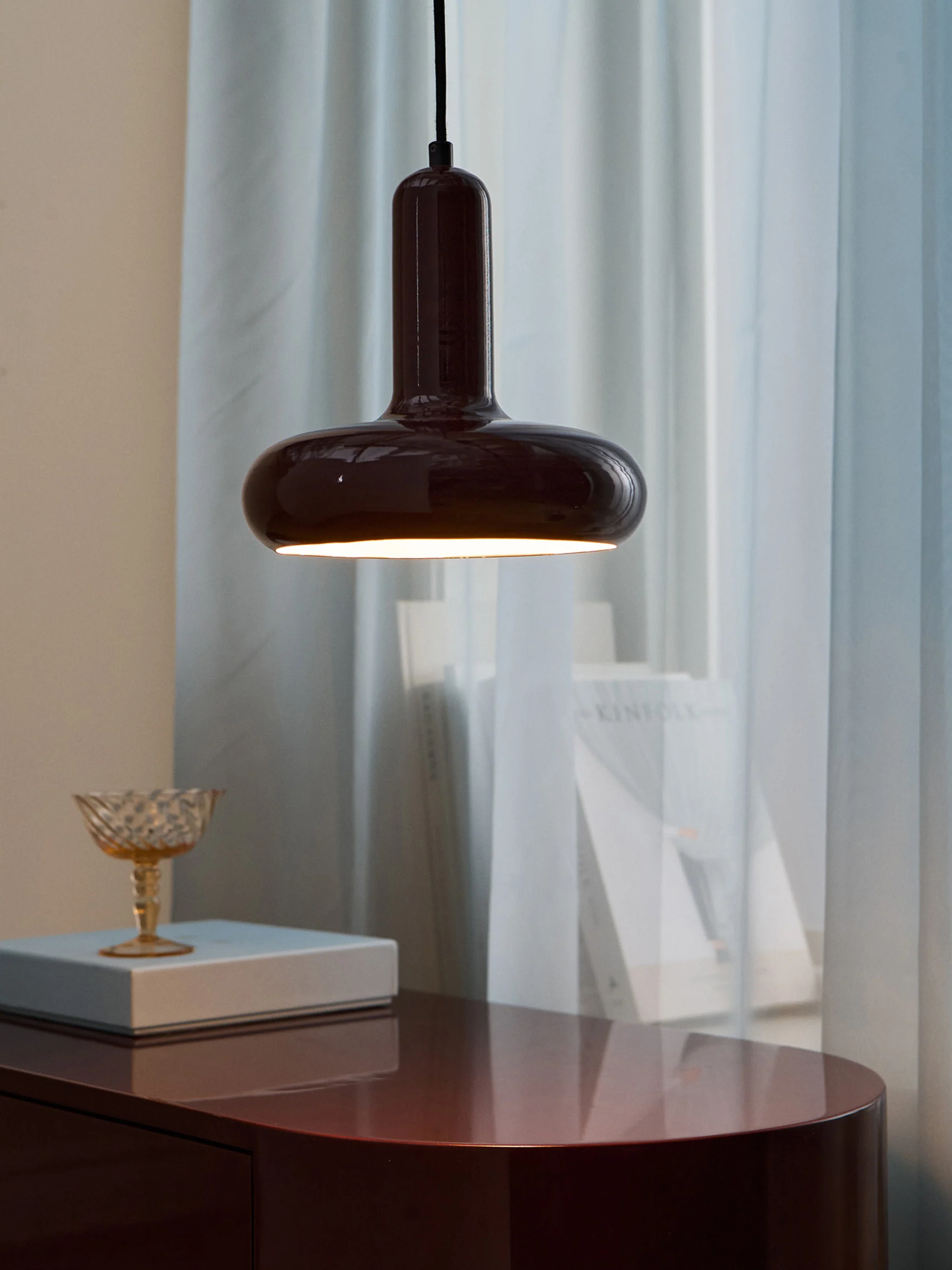 Kleine hanglamp Ebba met stekker