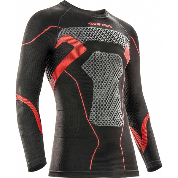 Acerbis - T-shirt technique manches longues X-Body Winter Noir / Rouge