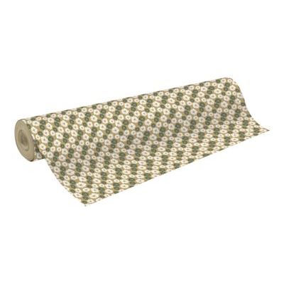 Clairefontaine - Emballage cadeau - 70 cm x 50 m - 70 g/m² - marguerite - blanc - papier kraft recyclé