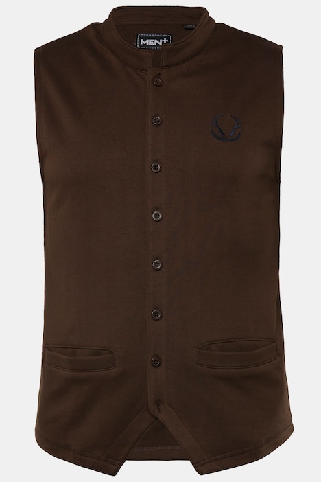 Men+ Trachten-Weste, Sweat, Stehkragen, bis 8 XL