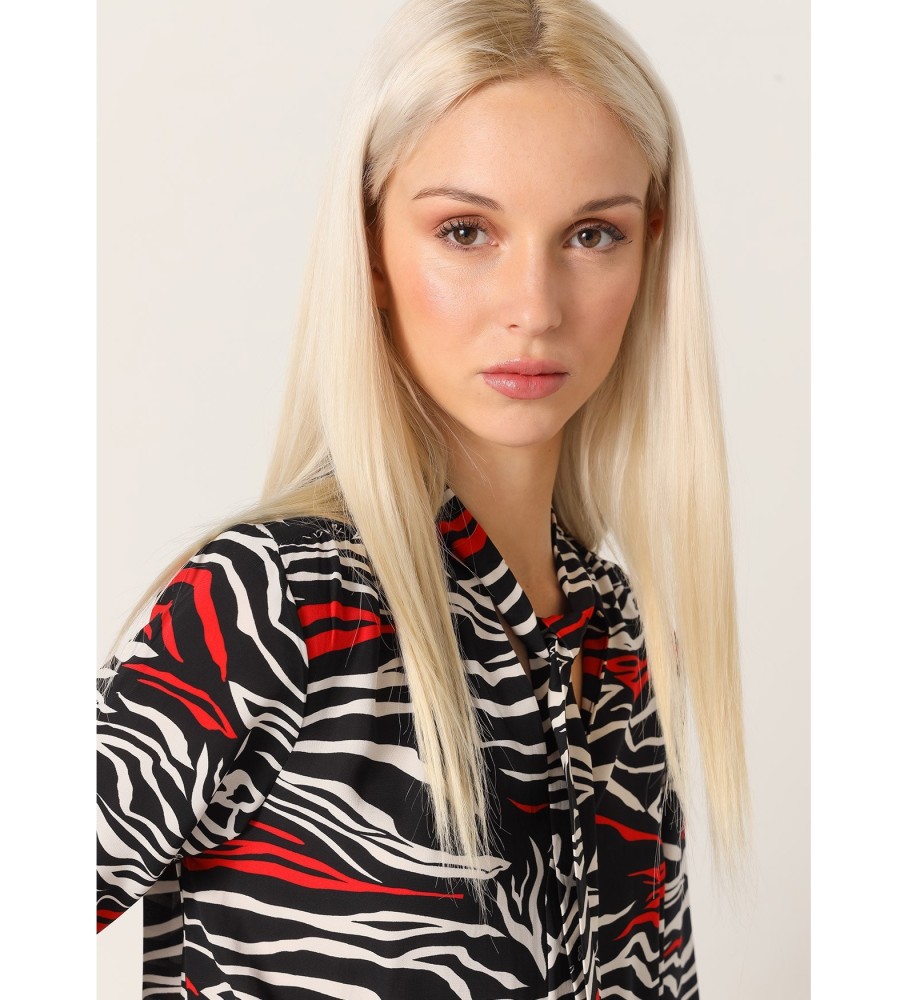 Victorio & Lucchino, Vestido curto V&L com estampa animal multicolorida