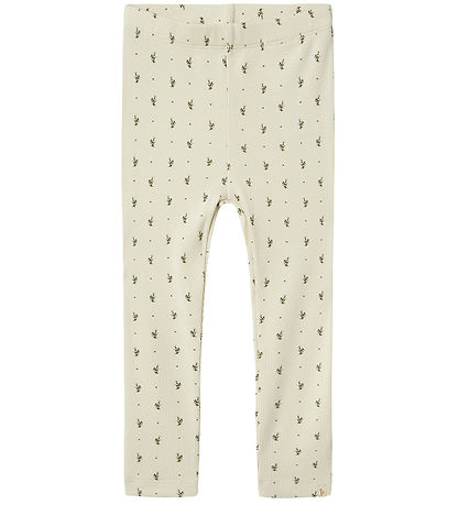 Lil' Atelier Leggings - Rib - NmfGago - Turteltaube
