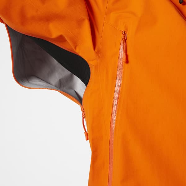 Veste ski de randonnée HELLY HANSEN VERGLAS INFINITY SHELL JACKET BRIGHT ORANGE