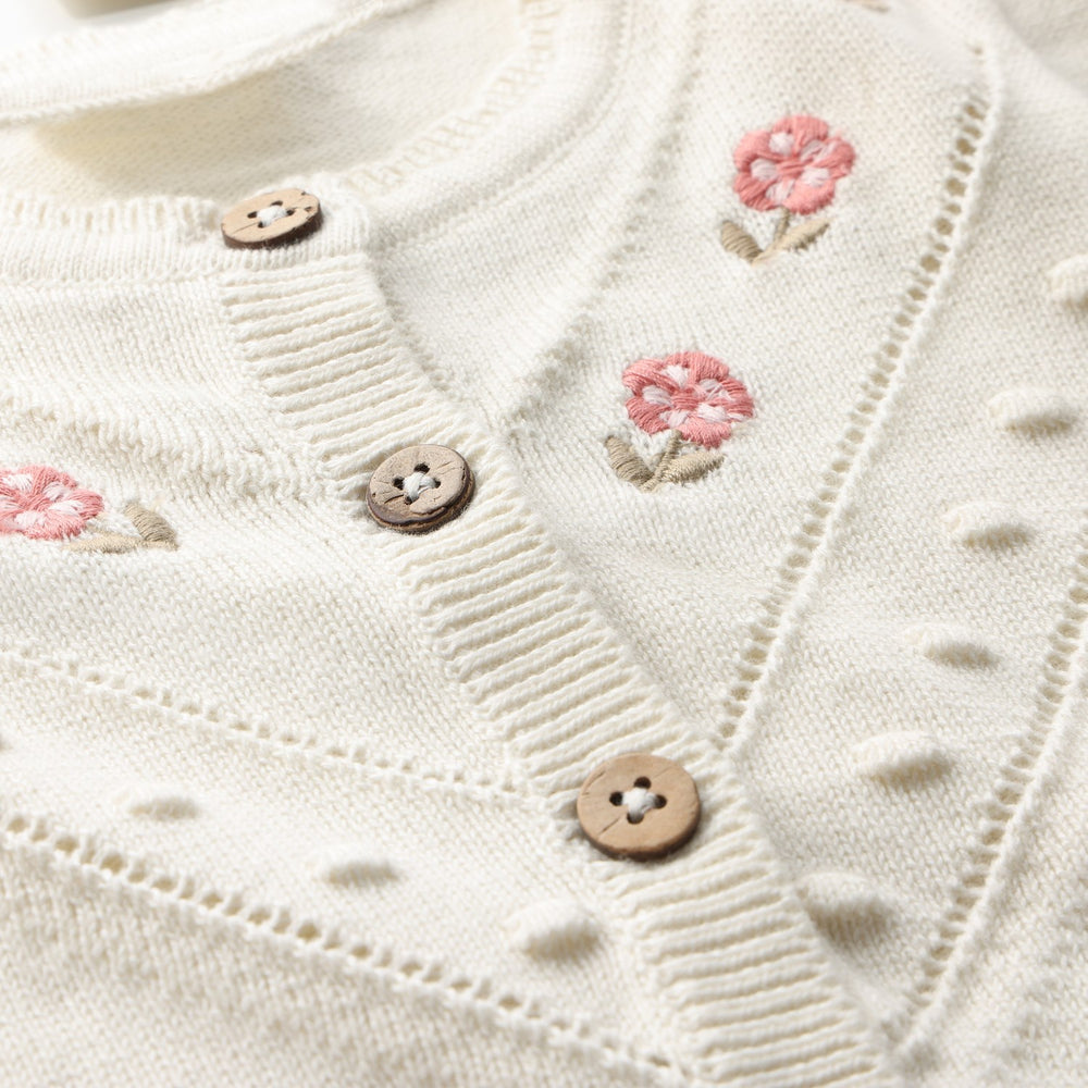 Køb Minymo Vanilla Ice Cardigan Strik