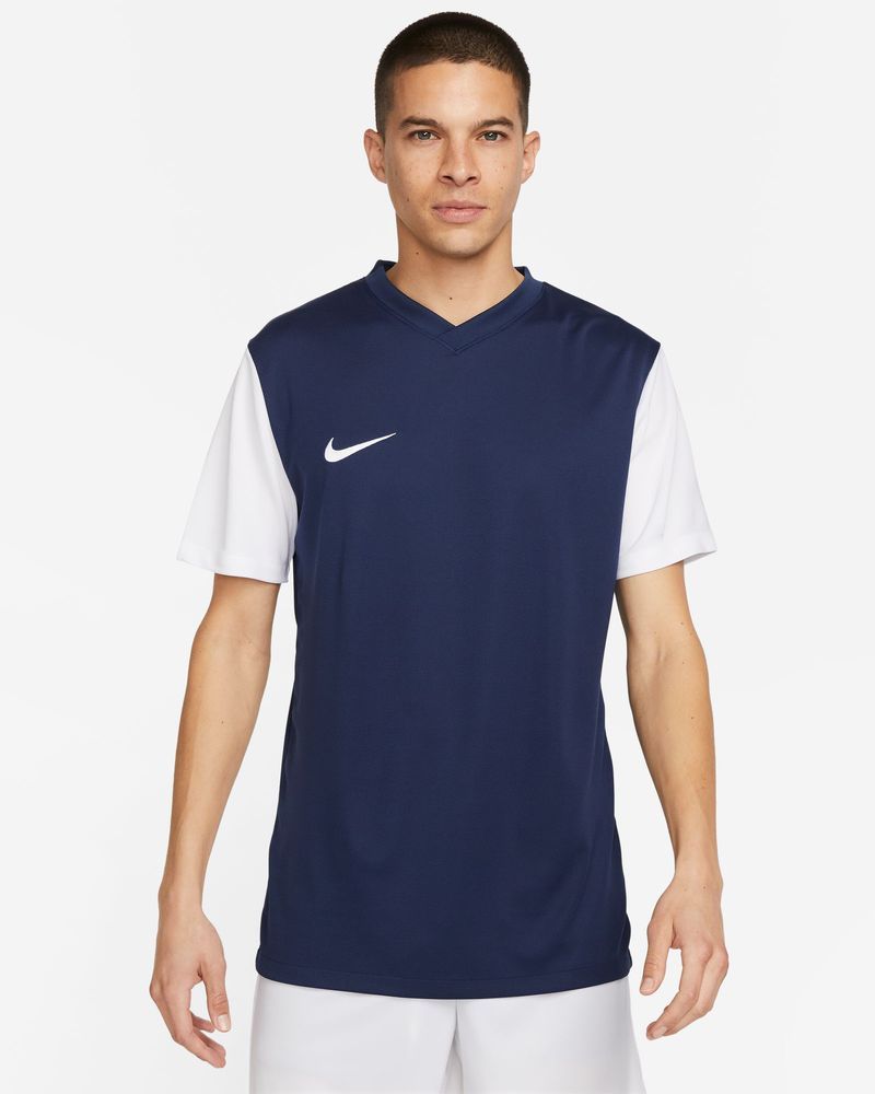 Maillot Nike Tiempo Premier II Bleu Marine & Blanc pour homme